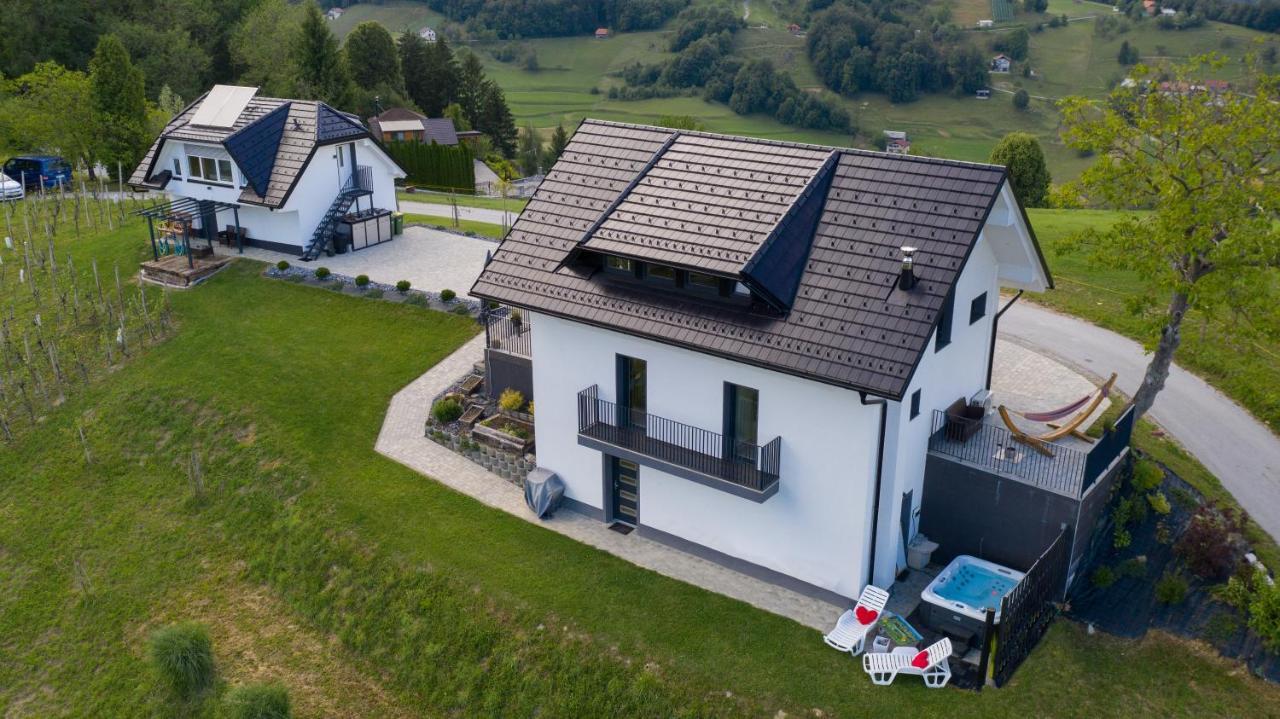 Tanja S Holiday Home In Nature With Sauna And Hot Tub Gorica pri Slivnici Exterior photo